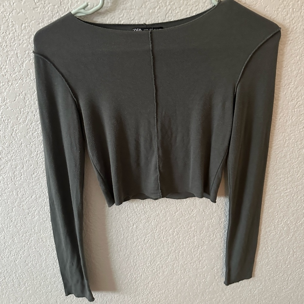 zara long sleeve tee